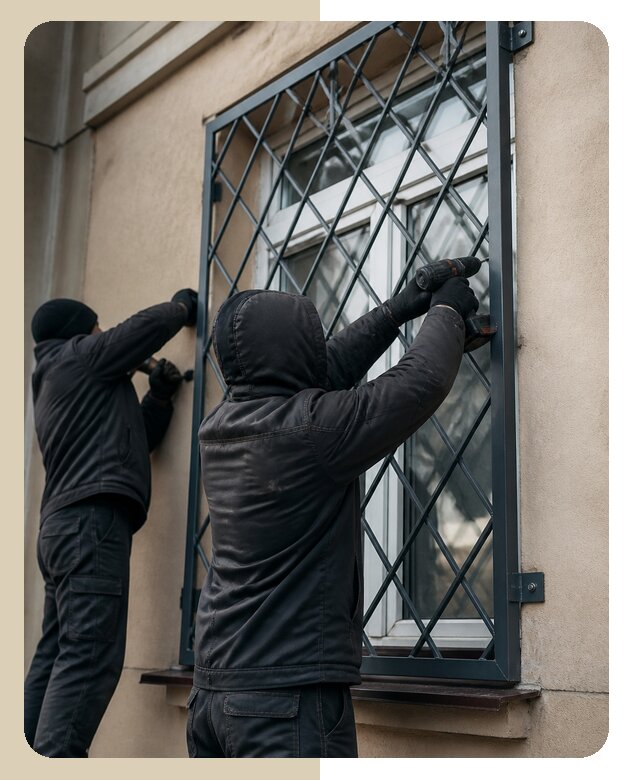 Установка антивандальных решеток на окна в Апатитах